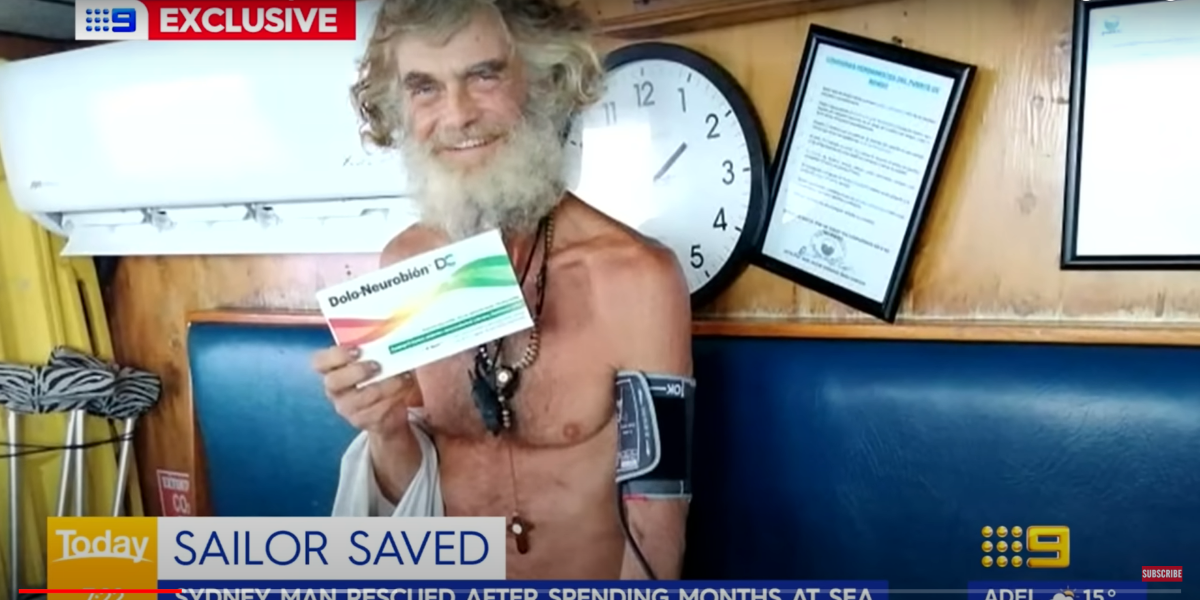 Uno screenshot da un servizio del canale australiano 9 News