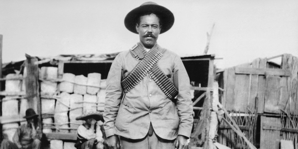 Francisco "Pancho" Villa in una foto del 1911 (Ansa/Dpa)