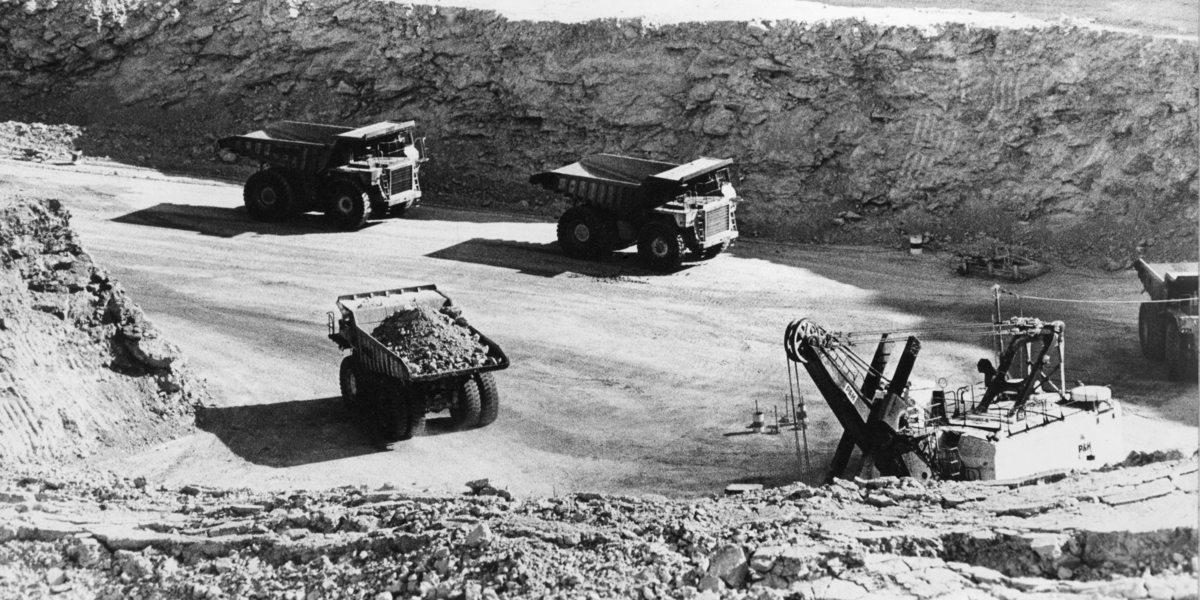 Una miniera di diamanti in Botswana nel 1982 (AP Photo)