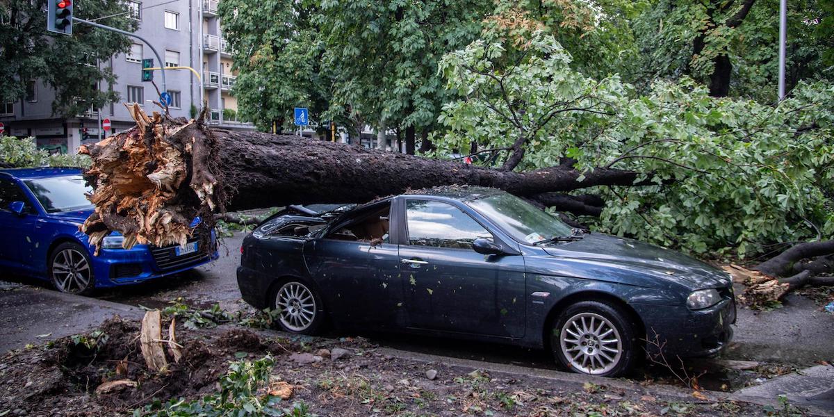 auto danneggiata a milano