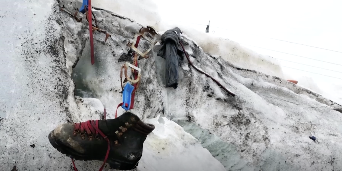 In un ghiacciaio svizzero è stato trovato il corpo di un alpinista scomparso nel 1986