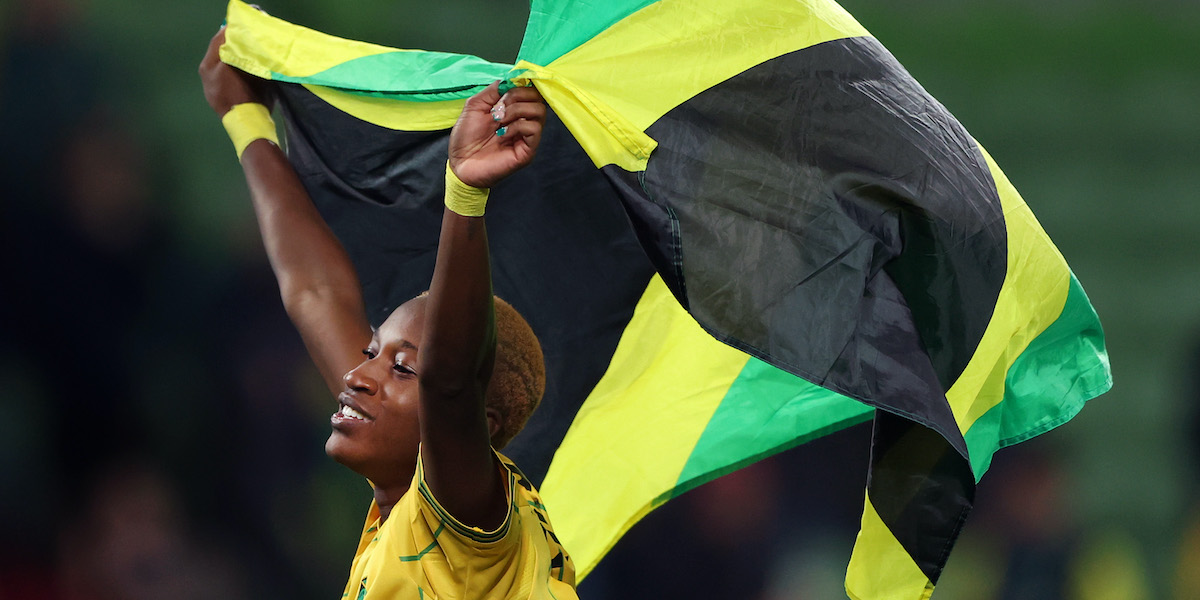 La giamaicana Deneisha Blackwood dopo la qualificazione agli ottavi (Robert Cianflone/Getty Images)