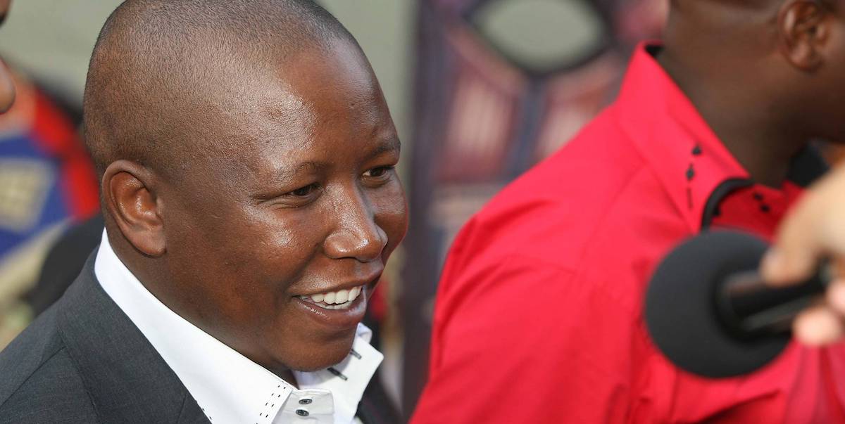 Julius Malema, Cape Town, 2009 (FIFA World Cup Organising Committee South Africa)
