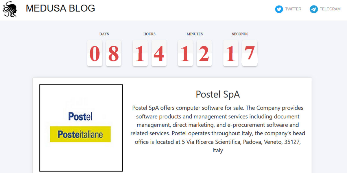 È stato rivendicato un attacco informatico contro una società di Poste Italiane