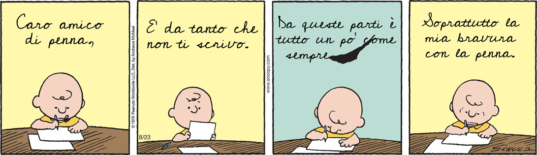 Peanuts 2023 agosto 23