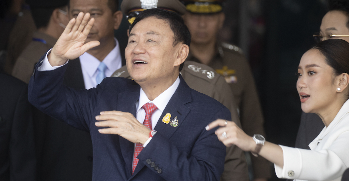 Thaksin Shinawatra a Bangkok (AP Photo/Wason Wanichakorn)