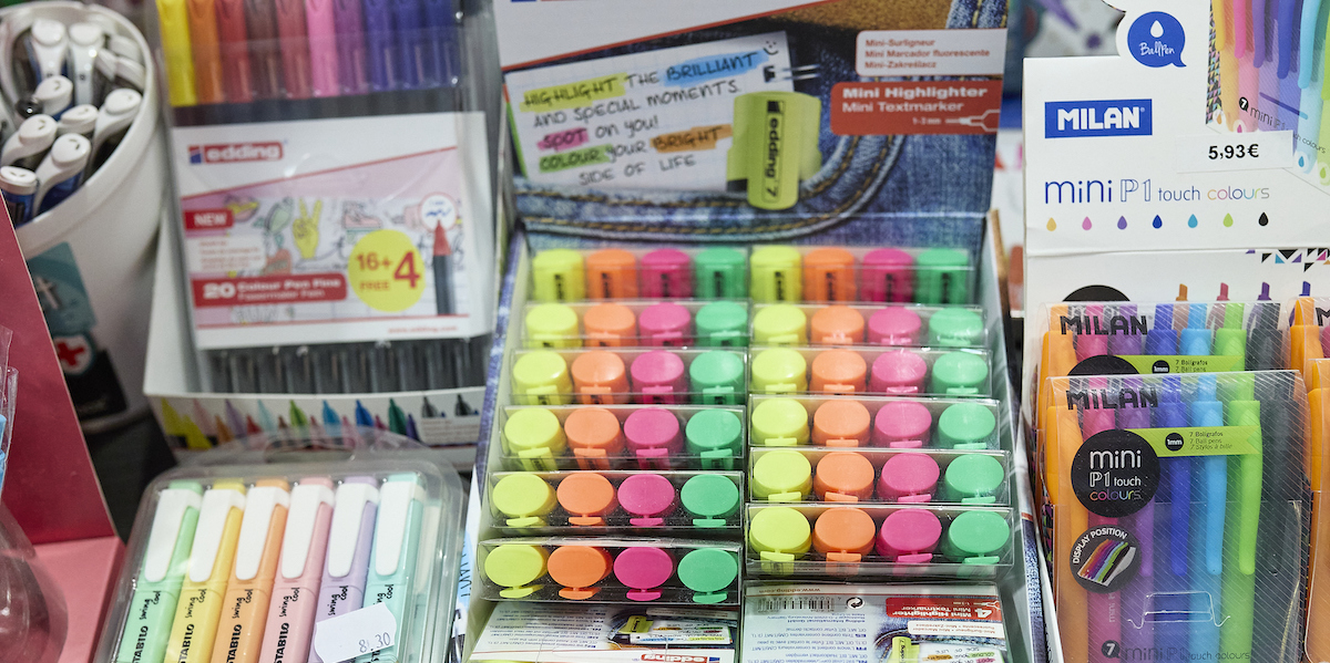 Why do many people like to buy new stationery so much?