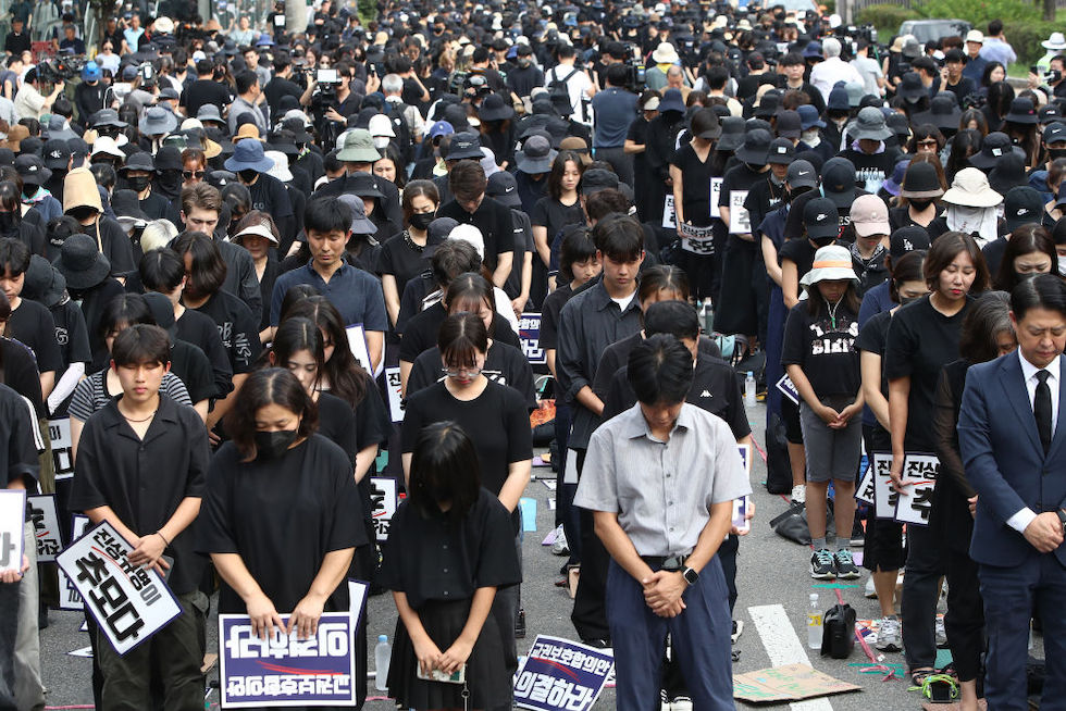corea del sud proteste insegnanti