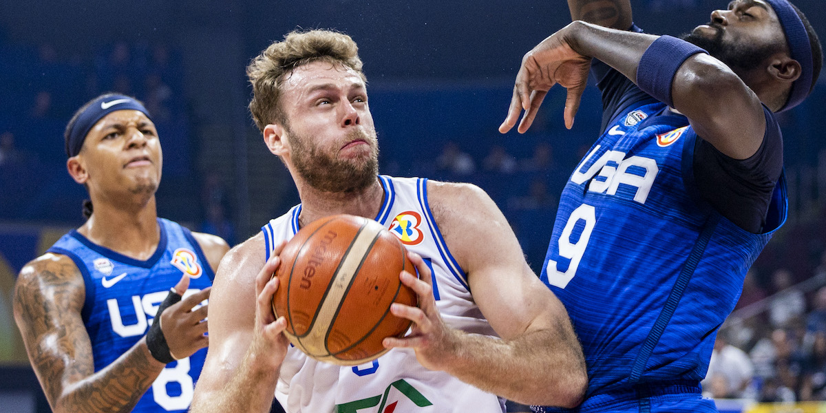 L’Italia è stata battuta 100-63 dagli Stati Uniti ai Mondiali maschili di basket