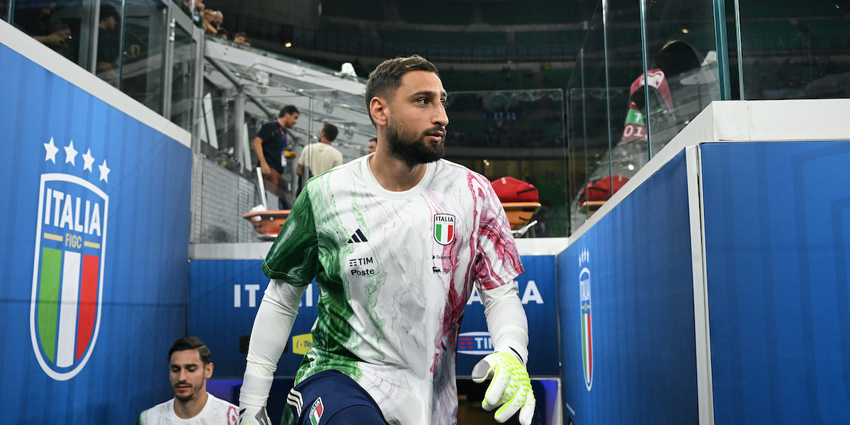 Gianluigi Donnarumma al Meazza per Italia-Ucraina (Claudio Villa/Getty Images)