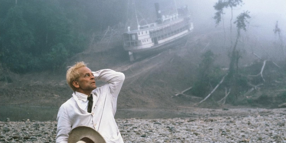 Klaus Kinski in "Fitzcarraldo" di Werner Herzog (1982)