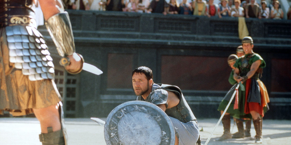 Una scena del celebre film “Il gladiatore” (JAAP BUITENDIJK / ANSA / PAL)