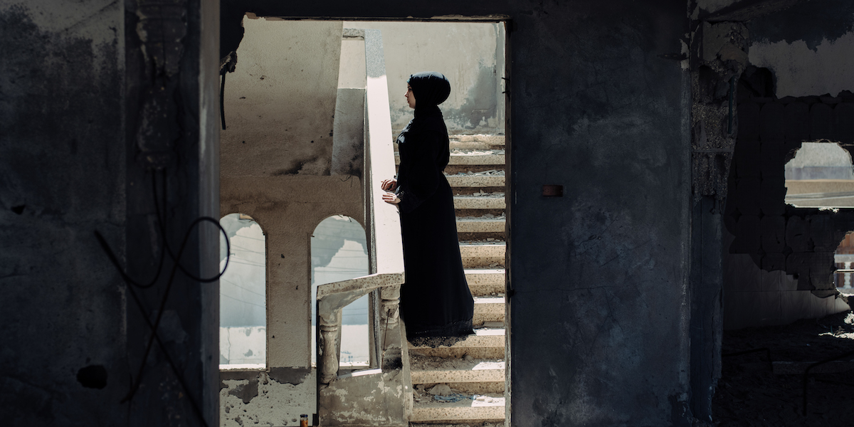 Una giovane donna che vive nella Striscia di Gaza (Paddy Dowling, The Passenger)