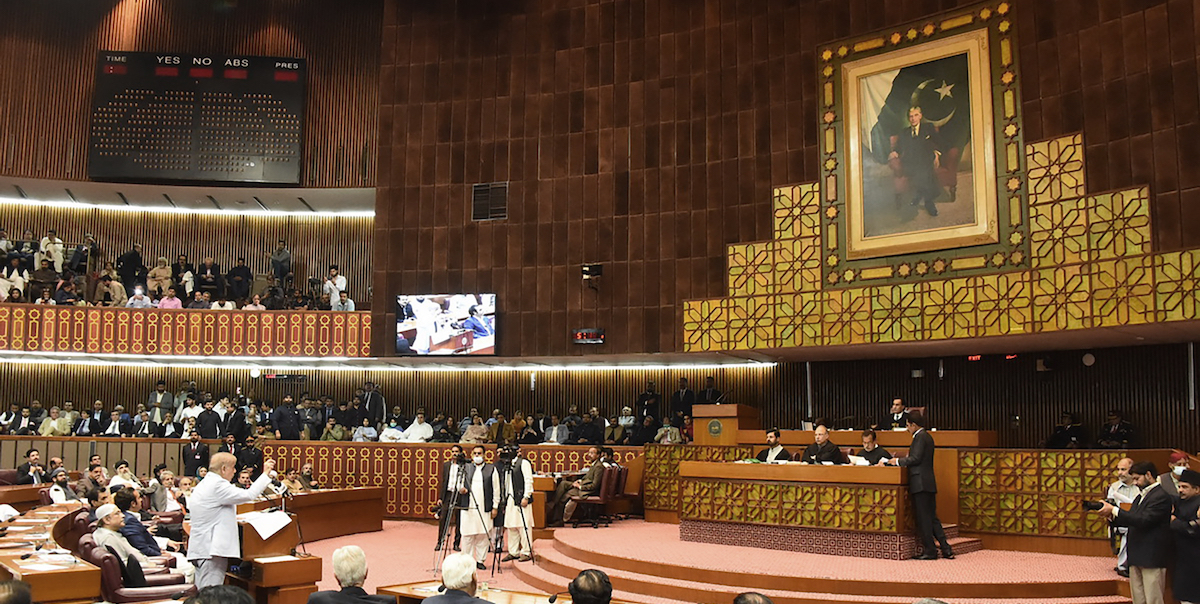 Il parlamento del Pakistan (National Assembly of Pakistan via AP)
