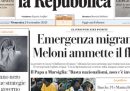 Le prime pagine di domenica 24 settembre 2023
