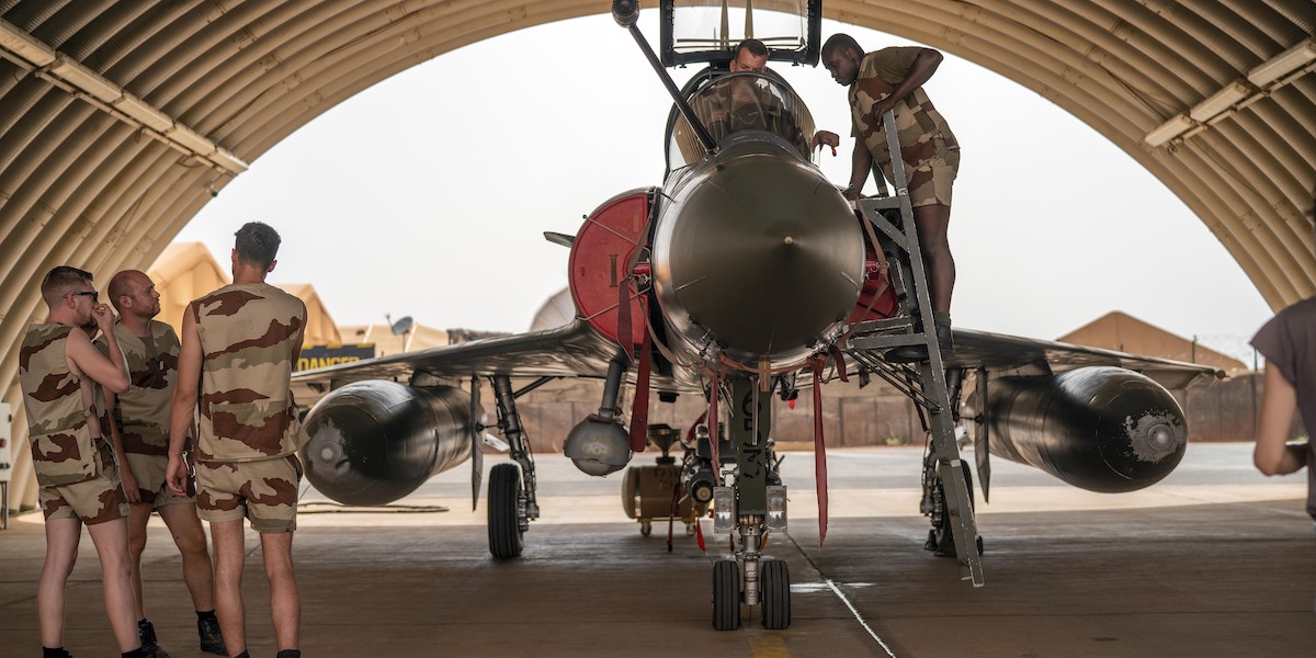 Soldati francesi in Niger, nel 2021 (AP Photo/Jerome Delay, File)