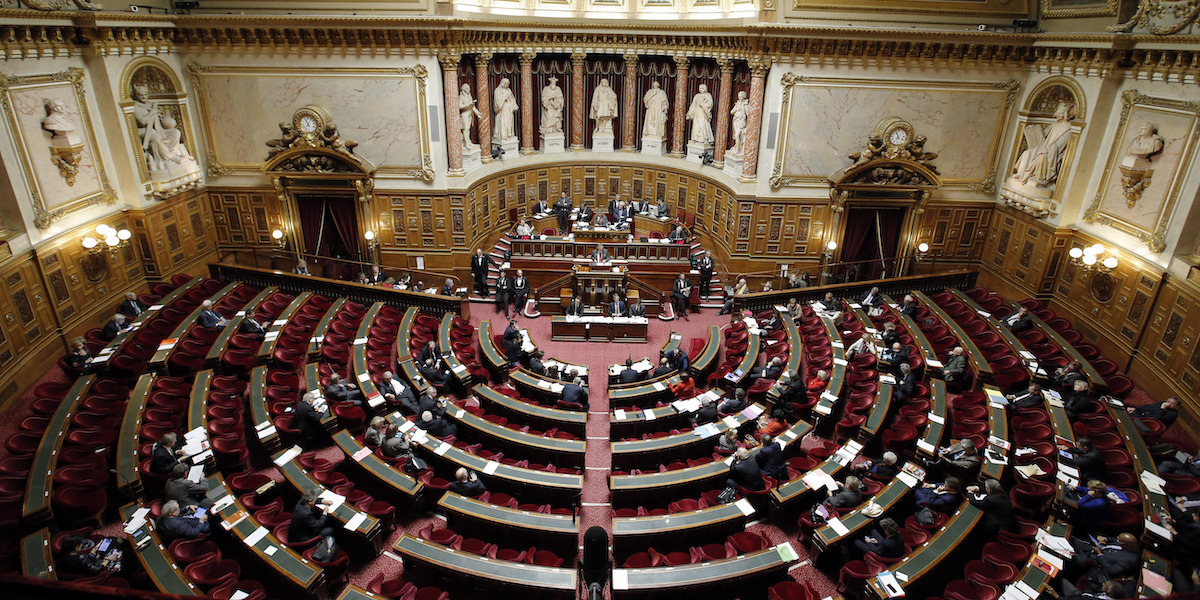 Il Senato francese, a Parigi (AP Photo/Francois Mori, File)