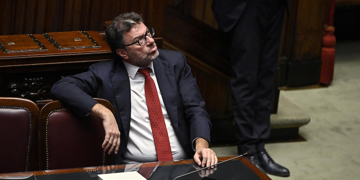 Il ministro dell'Economia Giancarlo Giorgetti (ANSA/RICCARDO ANTIMIANI)