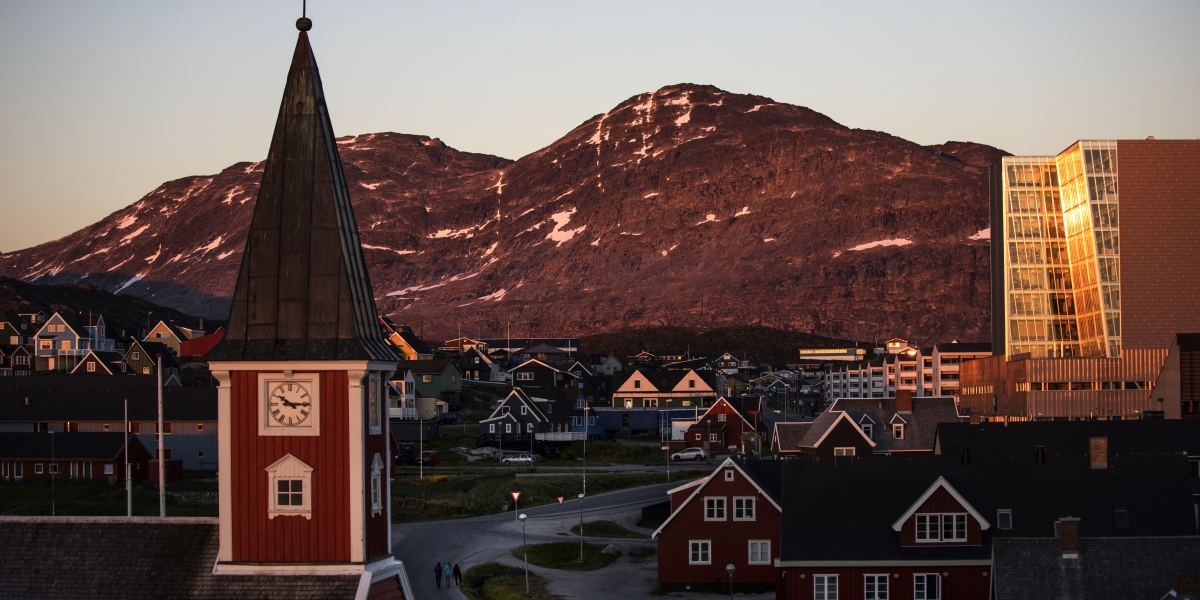 Nuuk, la capitale della Groenlandia (AP Photo/David Goldman, File) 