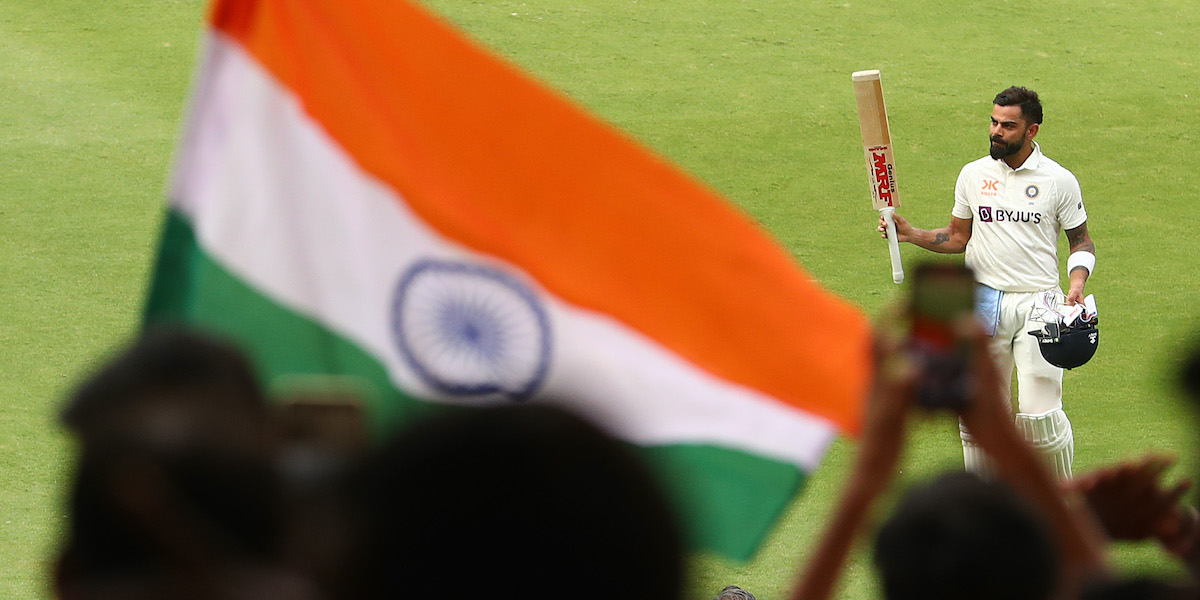 Virat Kohli, uno dei capitani della Nazionale indiana di cricket (Robert Cianflone/Getty Images)