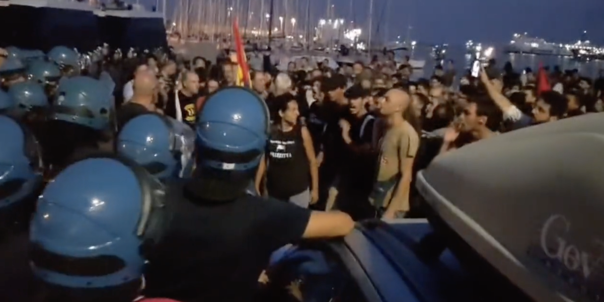 Un frame del video pubblicato su X da Matteo Salvini