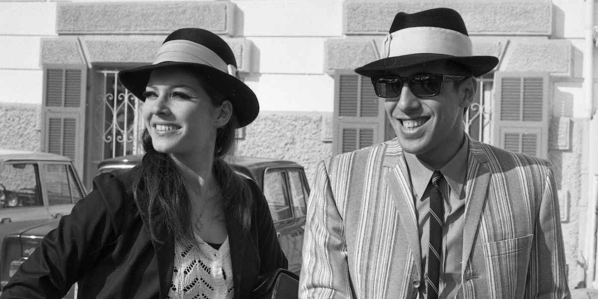Adriano Celentano e Claudia Mori al Festival di Sanremo nel 1968 (ANSA/OLDPIX)