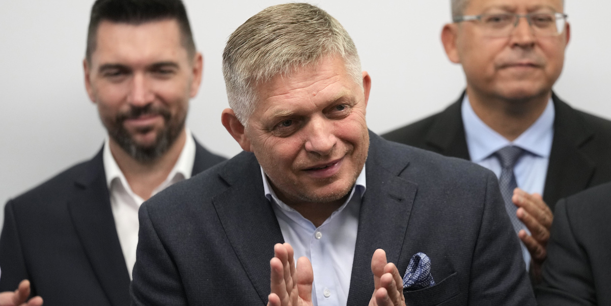 Robert Fico (AP Photo/Darko Bandic)