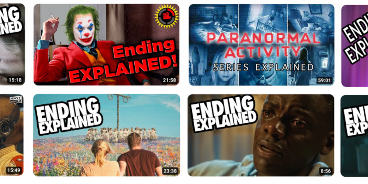 Non c’è bisogno di spiegare il finale di qualsiasi film o serie tv