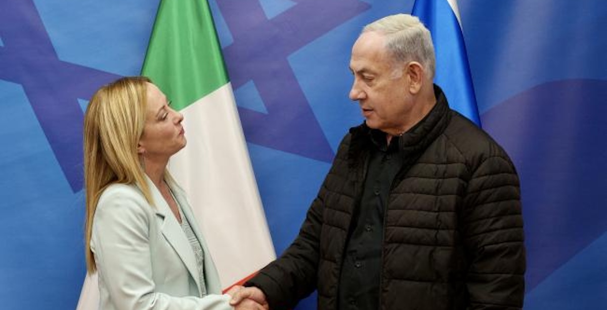 Giorgia Meloni e Benjamin Netanyahu (Governo italiano)