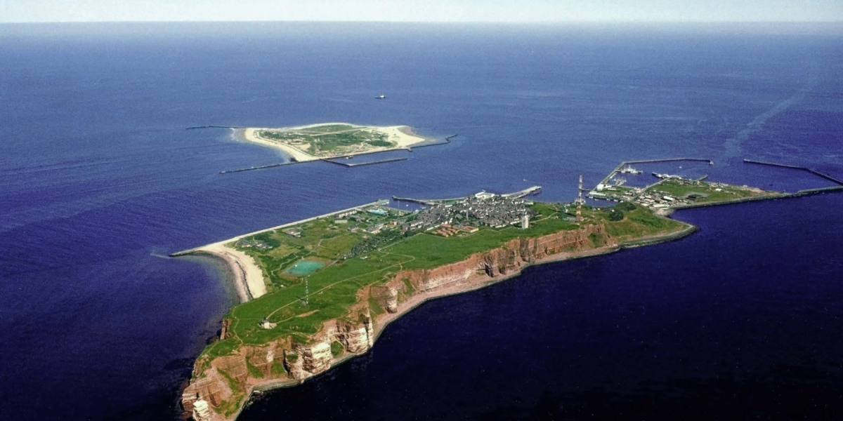 L'isola di Helgoland, nel mare del Nord, vicino a dove è avvenuto l'incidente (Wikimedia)