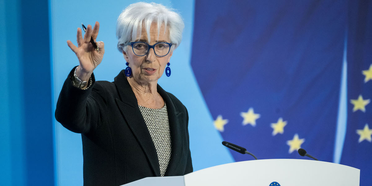La presidente della BCE Christine Lagarde (Thomas Lohnes/Getty Images)