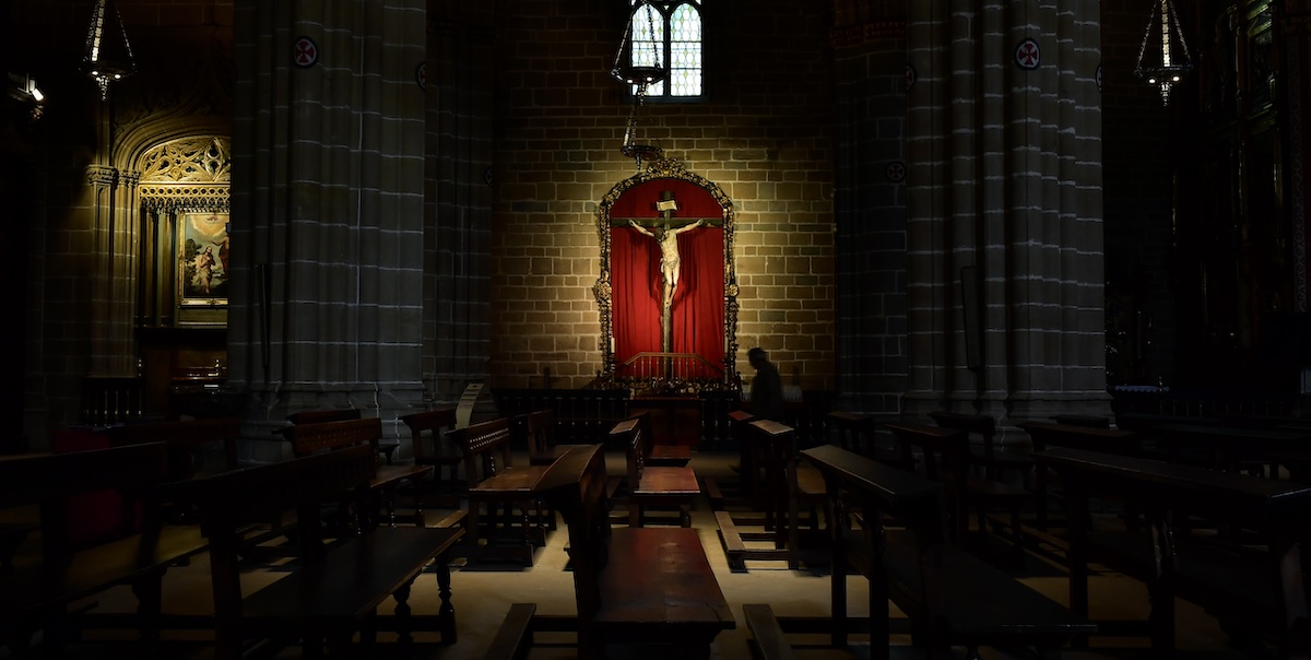 La cattedrale di Santa Maria la Reale a Pamplona (AP Photo/Alvaro Barrientos)