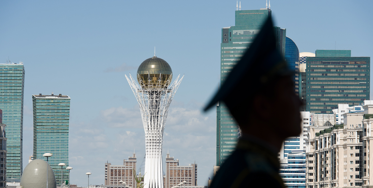 Astana, Kazakistan (AFP PHOTO/POOL/ LEON NEAL via Getty Images)