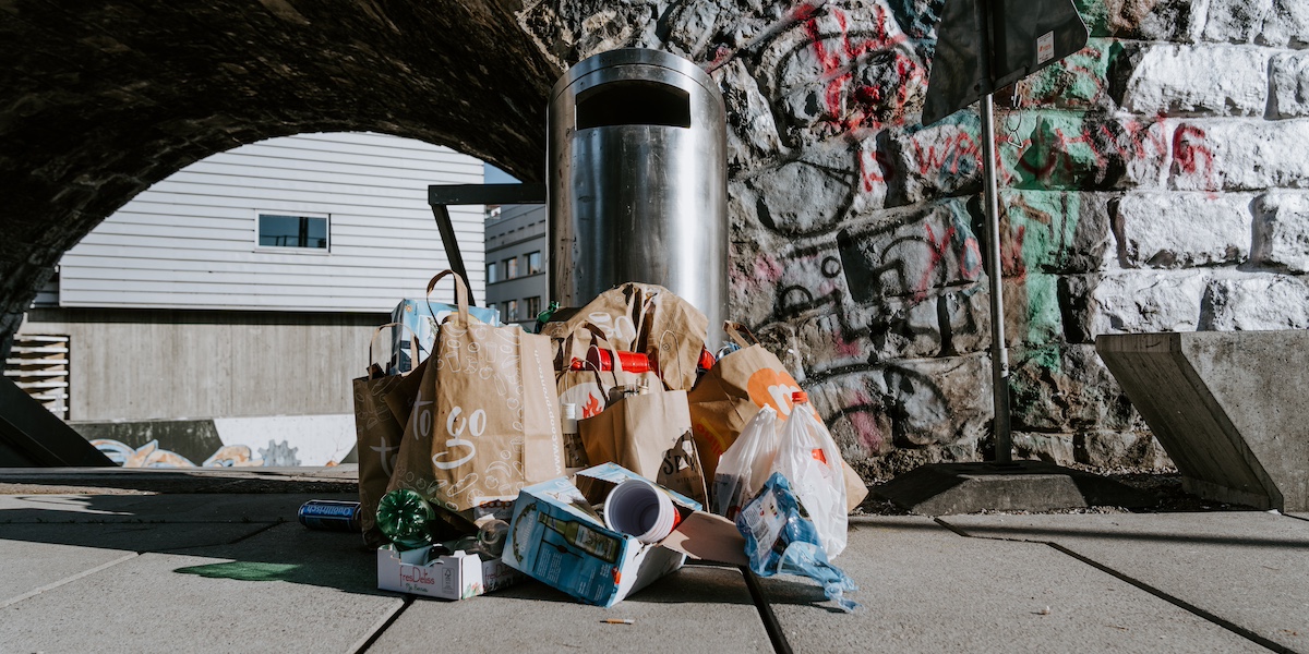 Quanti cestini dei rifiuti sono abbastanza in una città?