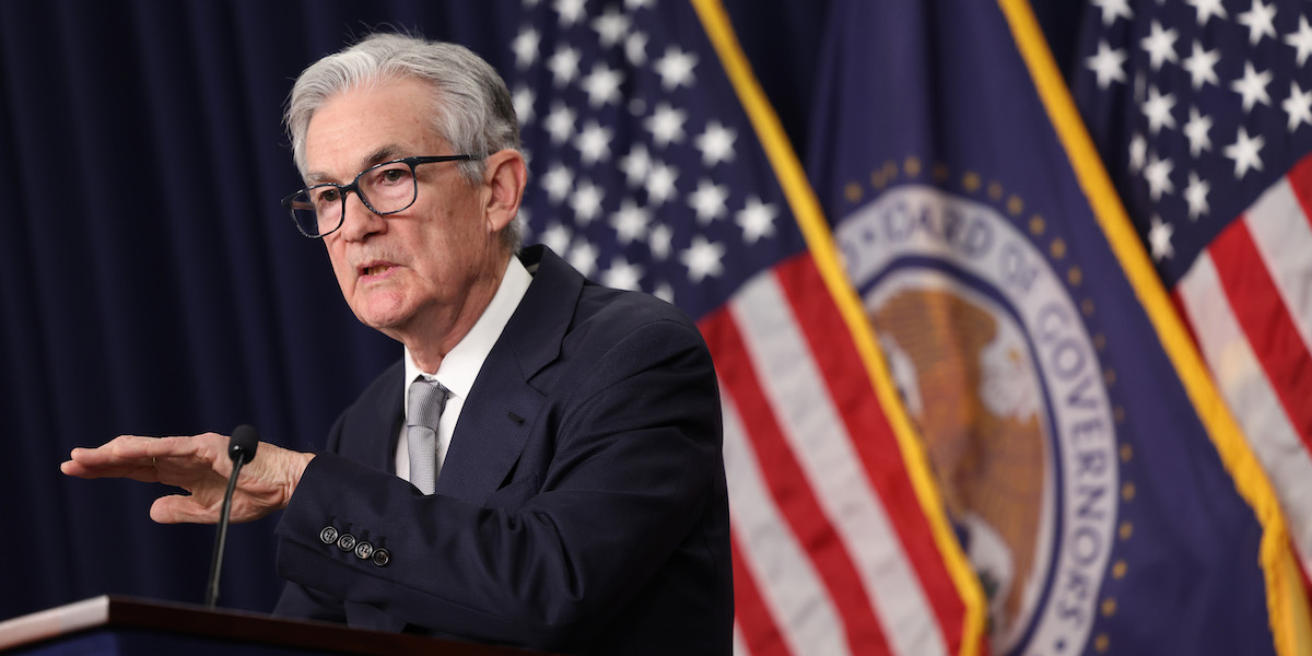 Il presidente della Federal Reserve Jerome Powell (Kevin Dietsch/Getty Images)