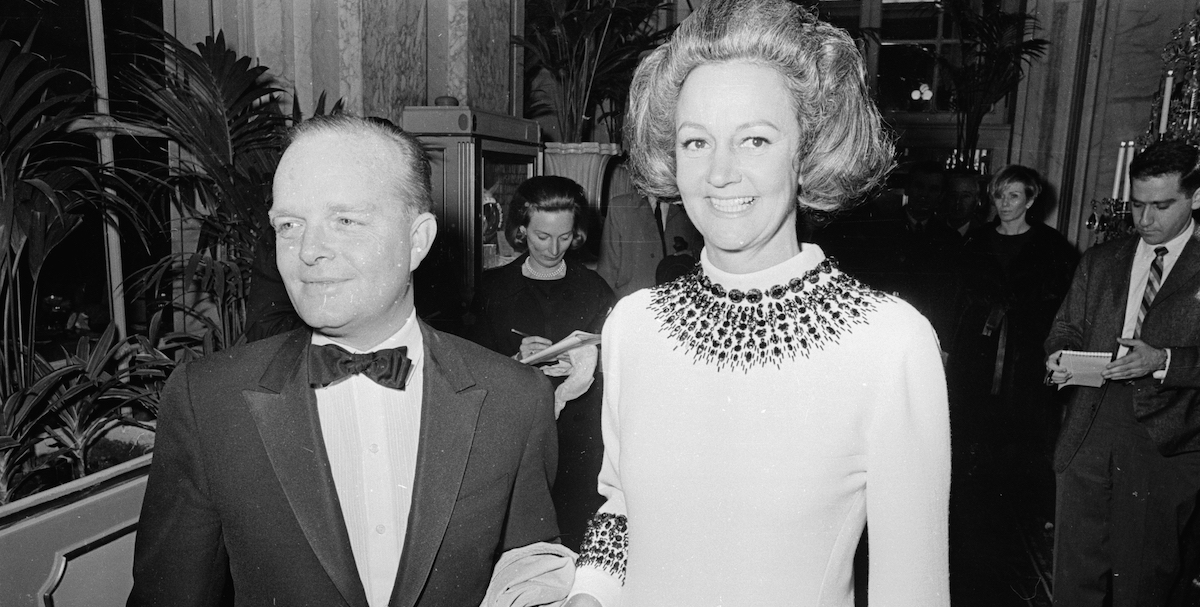 Truman Capote e Katharine Graham al ballo, New York, 28 novembre 1966
(Harry Benson/Express/Getty Images)