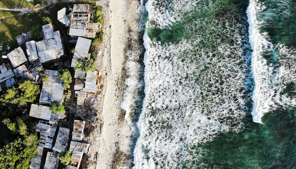 Una porzione di Funafuti (Mario Tama/ Getty Images) 