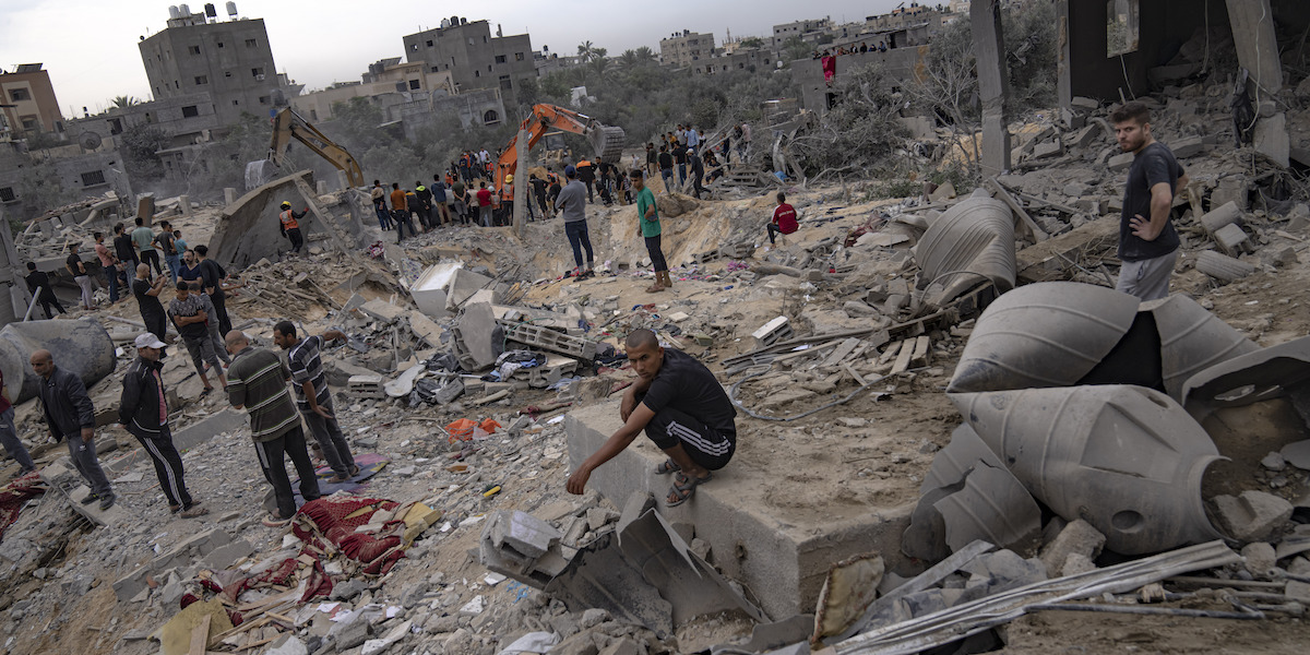 Khan Younis, Striscia di Gaza Strip, 12 novembre 2023 ( AP Photo/Fatima Shbair)