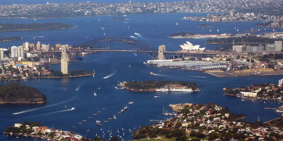 Il porto di Sydney (Wikimedia Commons)