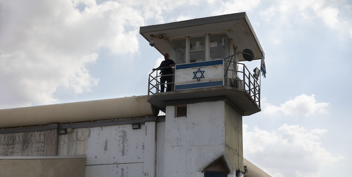 Il carcere israeliano di Gilboa, nel 2021 (AP Photo/Sebastian Scheiner)