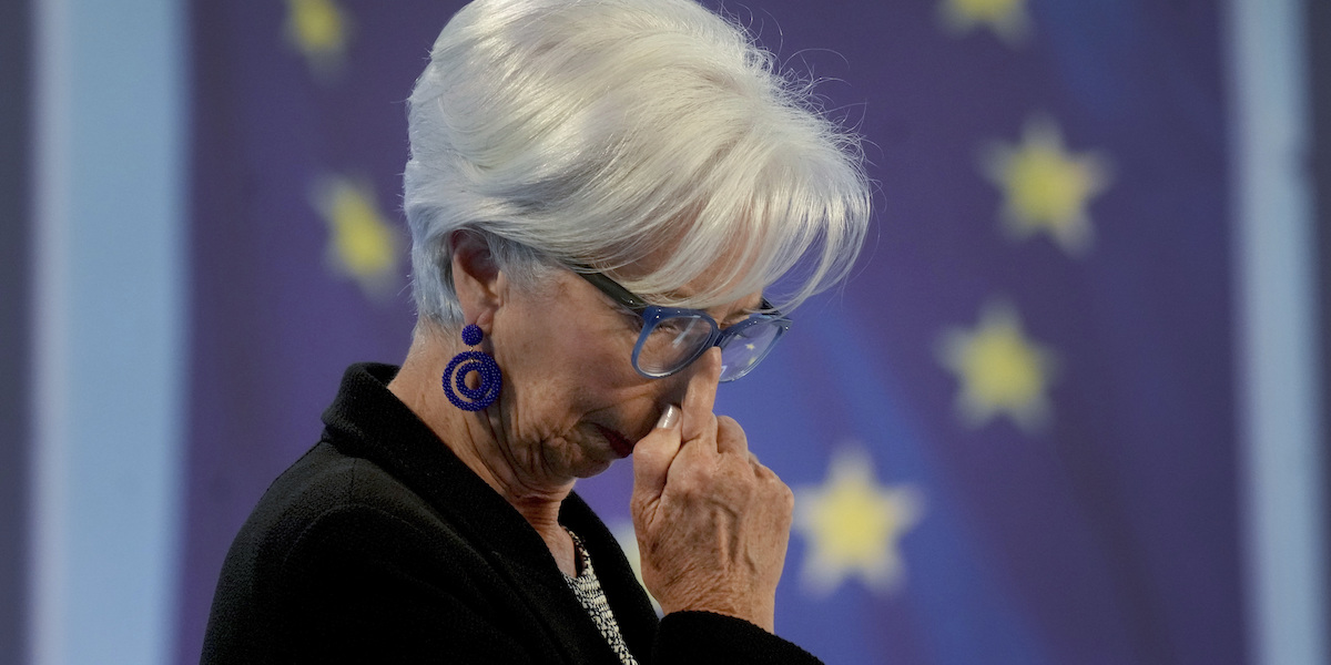 La presidente della Banca Centrale Europea Christine Lagarde (AP/Michael Probst)