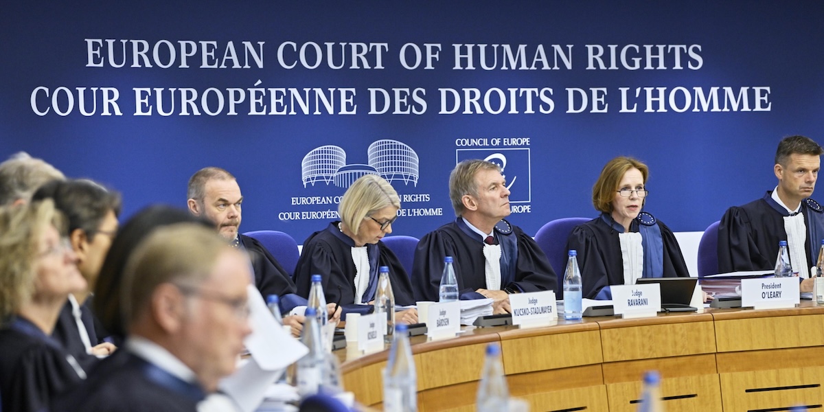 (EPA/EUROPEAN COURT OF HUMAN RIGHTS/ANSA)