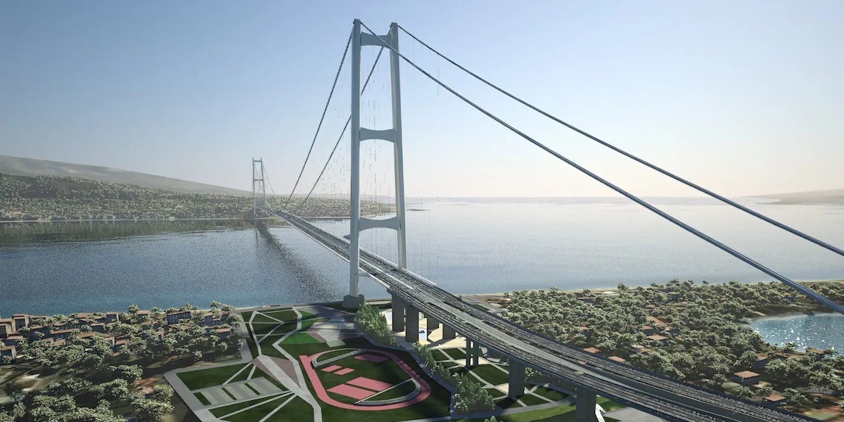 rendering ponte stretto