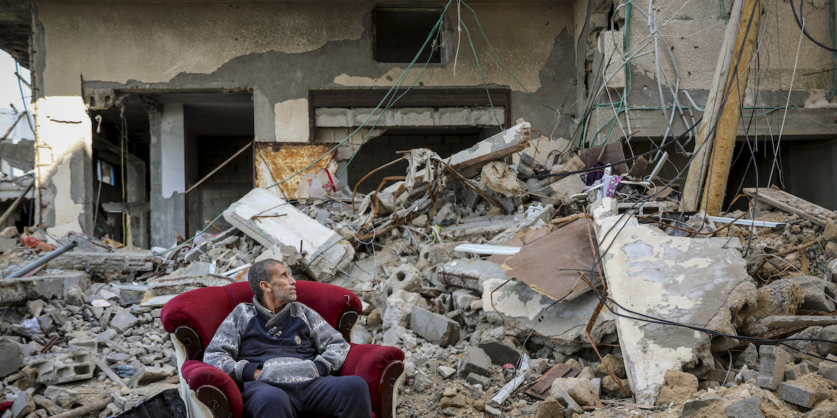 Città di Gaza, 29 novembre (AP Photo/Mohammed Hajjar)