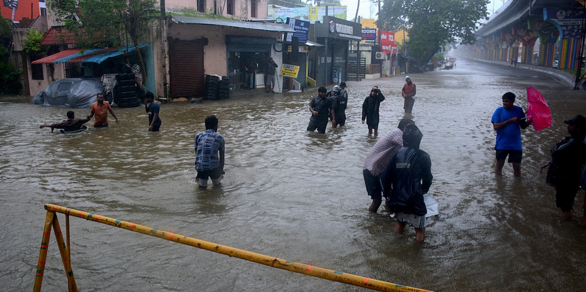 Otto persone sono morte nel sud-est dell’India a causa delle forti piogge causate dal ciclone Michaung