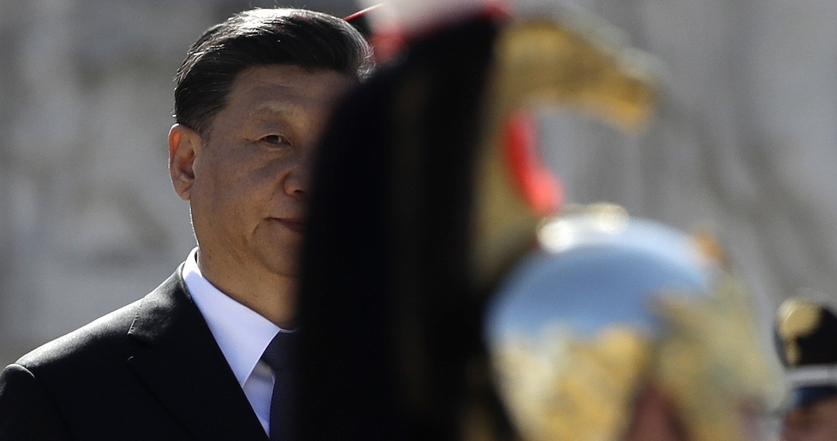 Il presidente cinese Xi Jinping in Italia nel 2019 (AP Photo/Alessandra Tarantino)