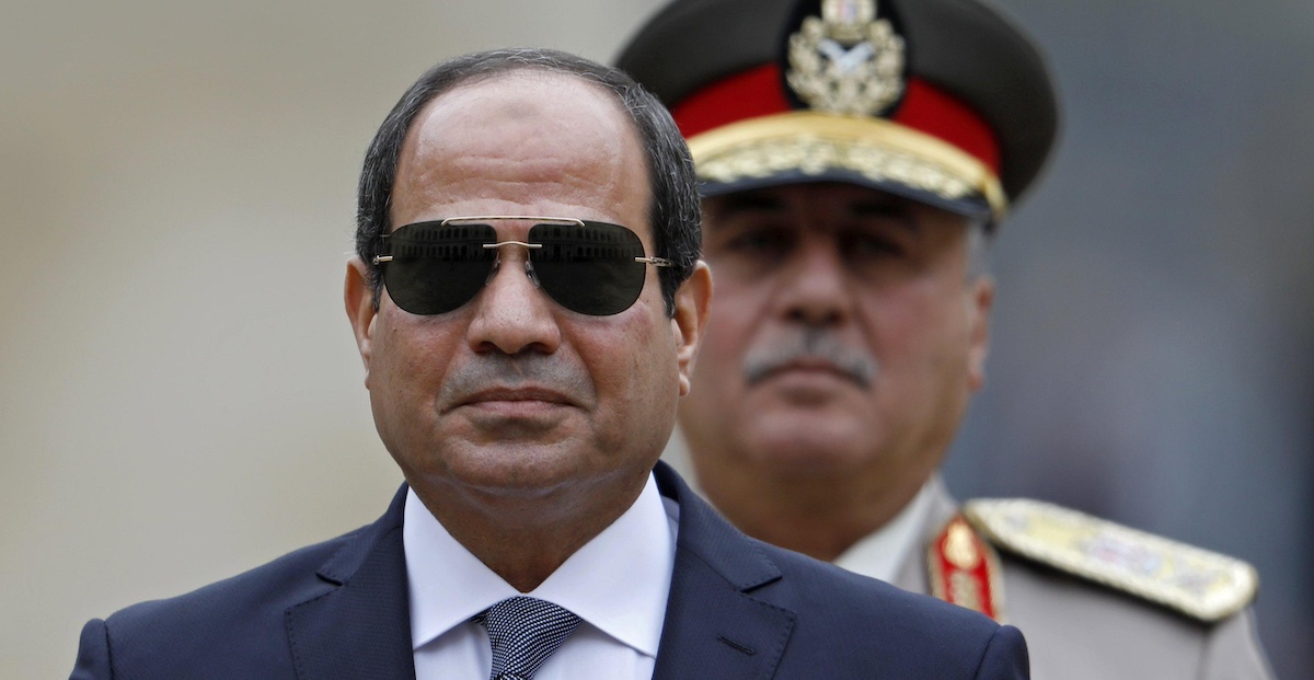 Abdel Fattah al Sisi nel 2017 (EPA/CHARLES PLATIAU/ANSA)