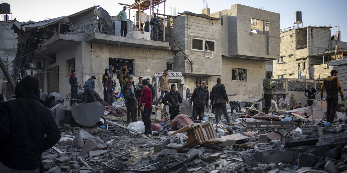 bombardamenti rafah