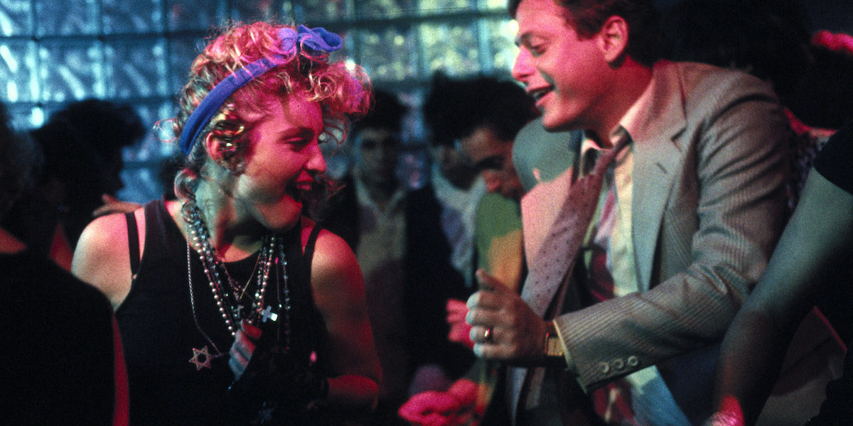 Madonna sul set di "Cercasi Susan disperatamente", 1985
(Orion Pictures/Entertainment Pictures/ZUMAPRESS.com)