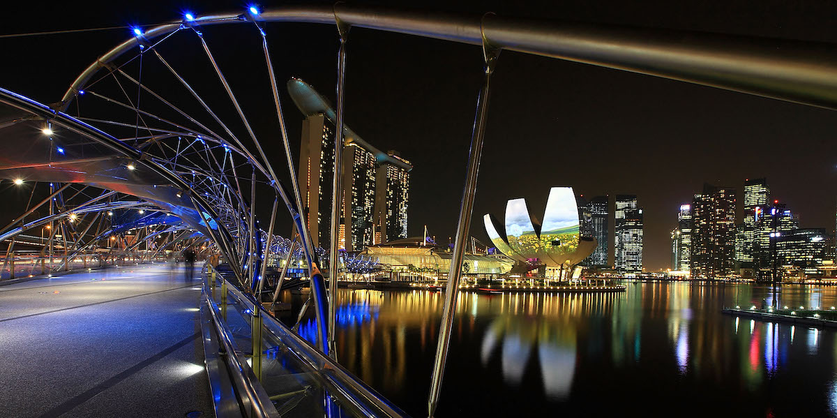 La baia di Singapore (Suhaimi Abdullah/Getty Images)